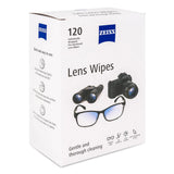 ZEISS toallitas envueltas individualmente para campo, limpieza rápida en exteriores.