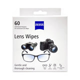 ZEISS toallitas para uso en camino, tamaño individual, limpieza rápida y conveniente.