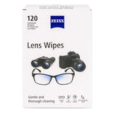 ZEISS toallitas para lentes de 120 unidades, limpieza óptica sin esfuerzo.