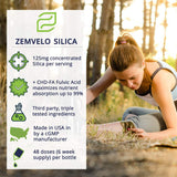 Zemvelo Silicio líquido, uso diario para apoyar la estructura corporal.