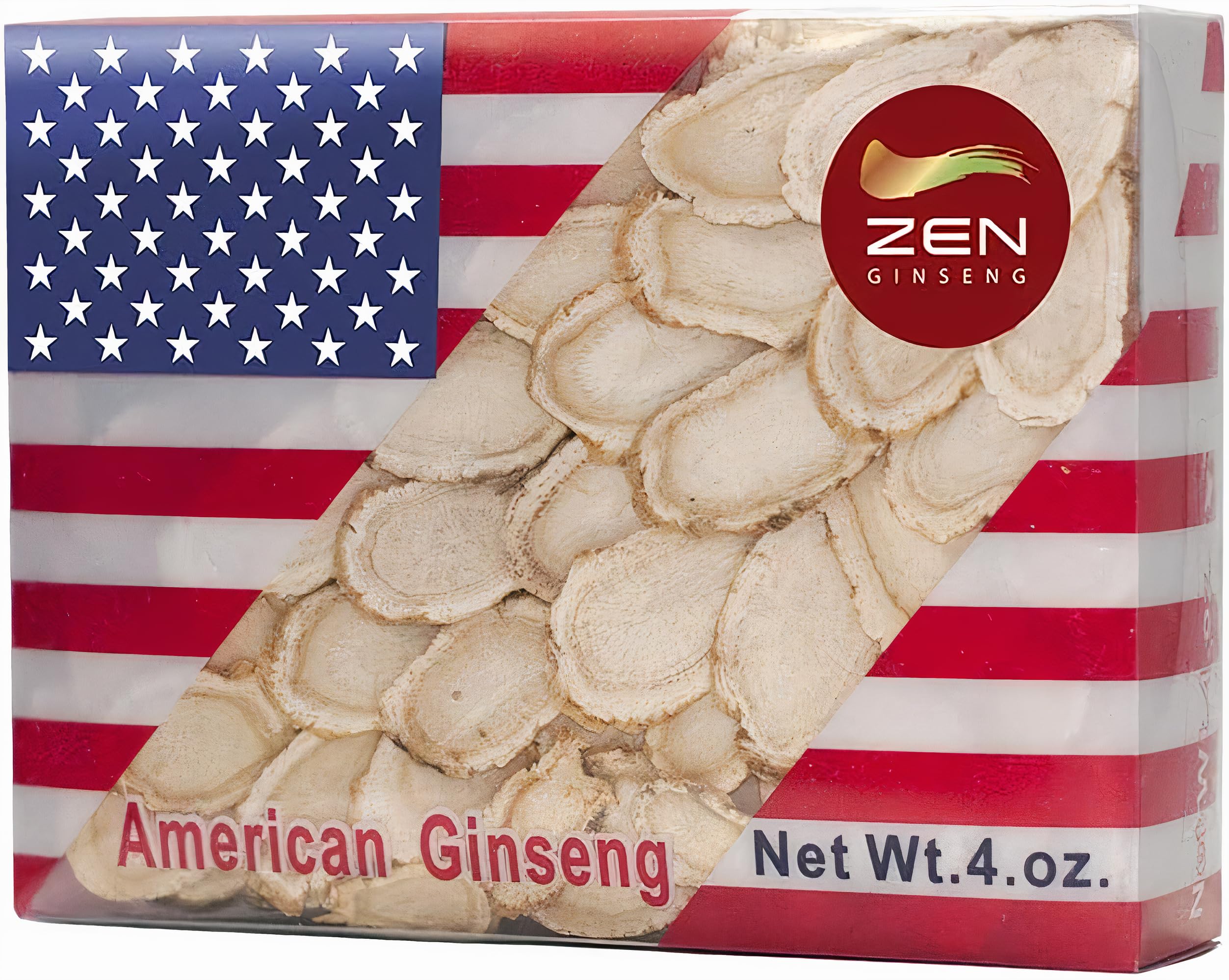 Zen Ginseng: rebanadas grandes de Wisconsin, sabor intenso y posible impulso de energía.