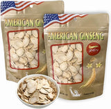 Zen Ginseng rodajas Panax ginseng americano listas para infusión y energía