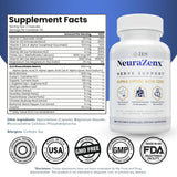 NeuraZenX en cápsulas, fácil de tomar para el bienestar nervioso.