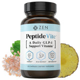 Zen Nutrients PeptideVite botella-vertido para facilitar la digestión diaria.