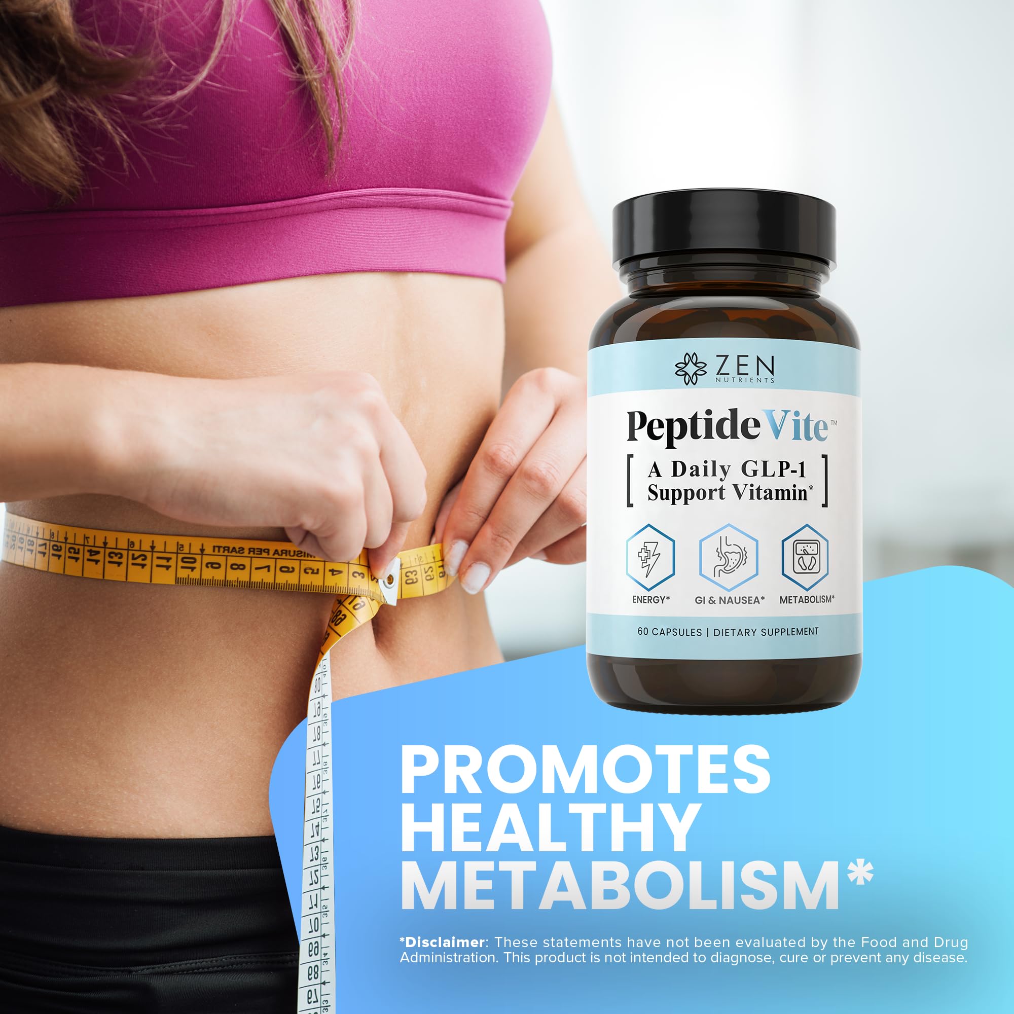 Zen Nutrients PeptideVite digestion-salud-intestinal mejora la comodidad digestiva.