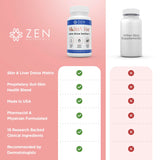 Zen Nutrients SkinVite, empaque sostenible, opción responsable para tu rutina.