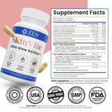 Zen Nutrients SkinVite, ingredientes orgánicos, mezcla de superalimentos para balance corporal.