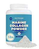 Zen Principle Colágeno Marino 3lb: empaque frontal para piel más firme y cabello saludable.
