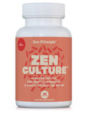 Zen Principle Zenculture botella 4-en-1 para apoyo digestivo diario.