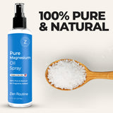 Aplicación en pies y piernas con Zen Routine, alivio suave.