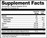 Envase de Zen Spirit Maca polvo, conserva frescura y calidad para uso diario.