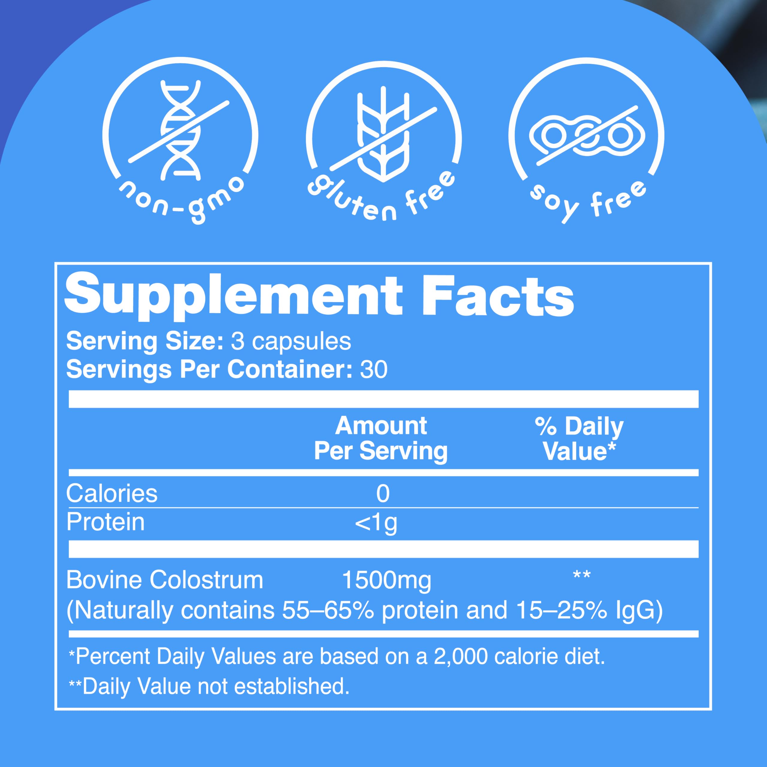Colostro bovino alimentado con pasto de Zena Nutrition, opción ética.