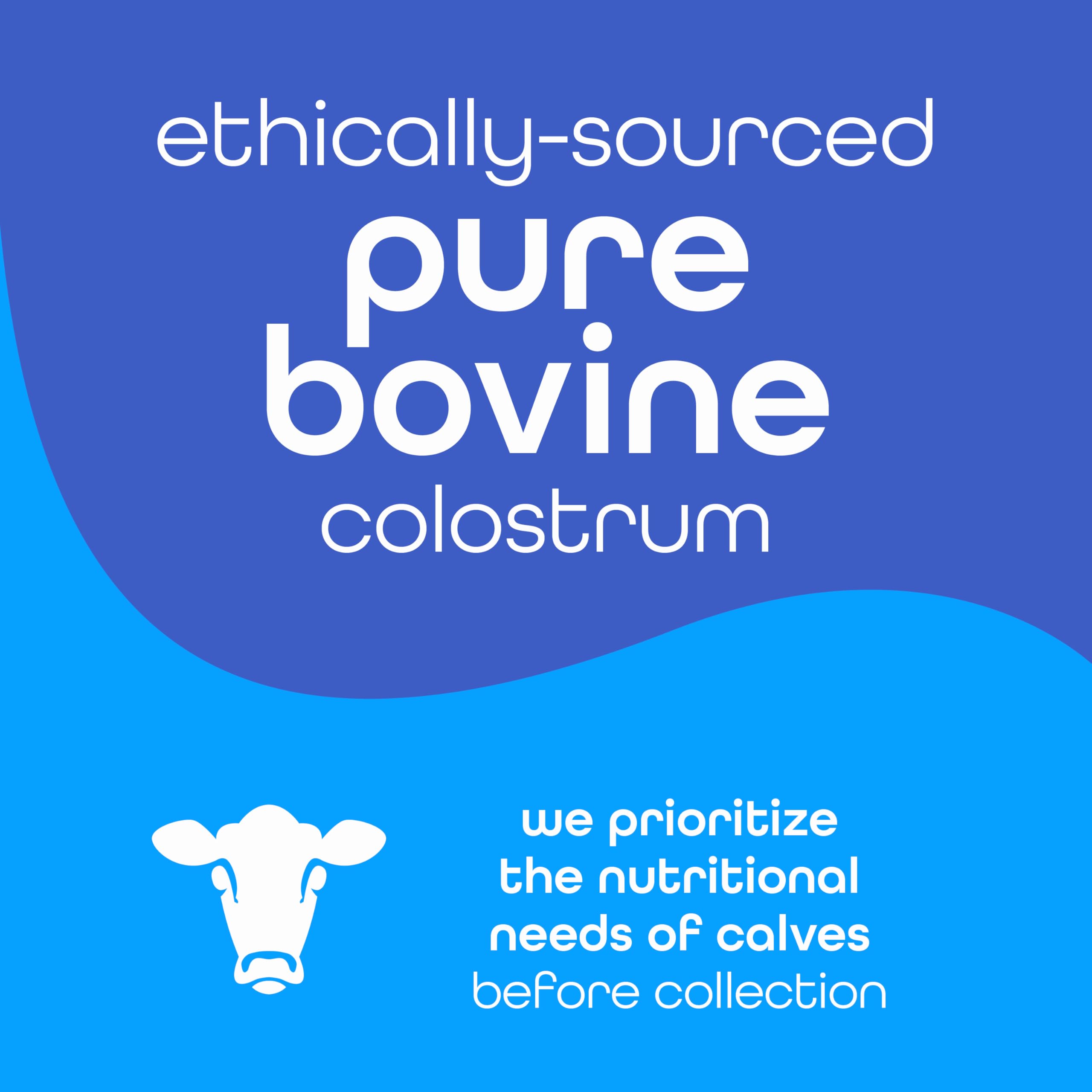 Colostro bovino en polvo mezcla fría, sabor neutro