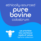 Colostro bovino en polvo mezcla fría, sabor neutro