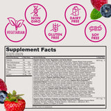 Zena Nutrition Super Greens etiqueta orgánica, certificación USDA visible