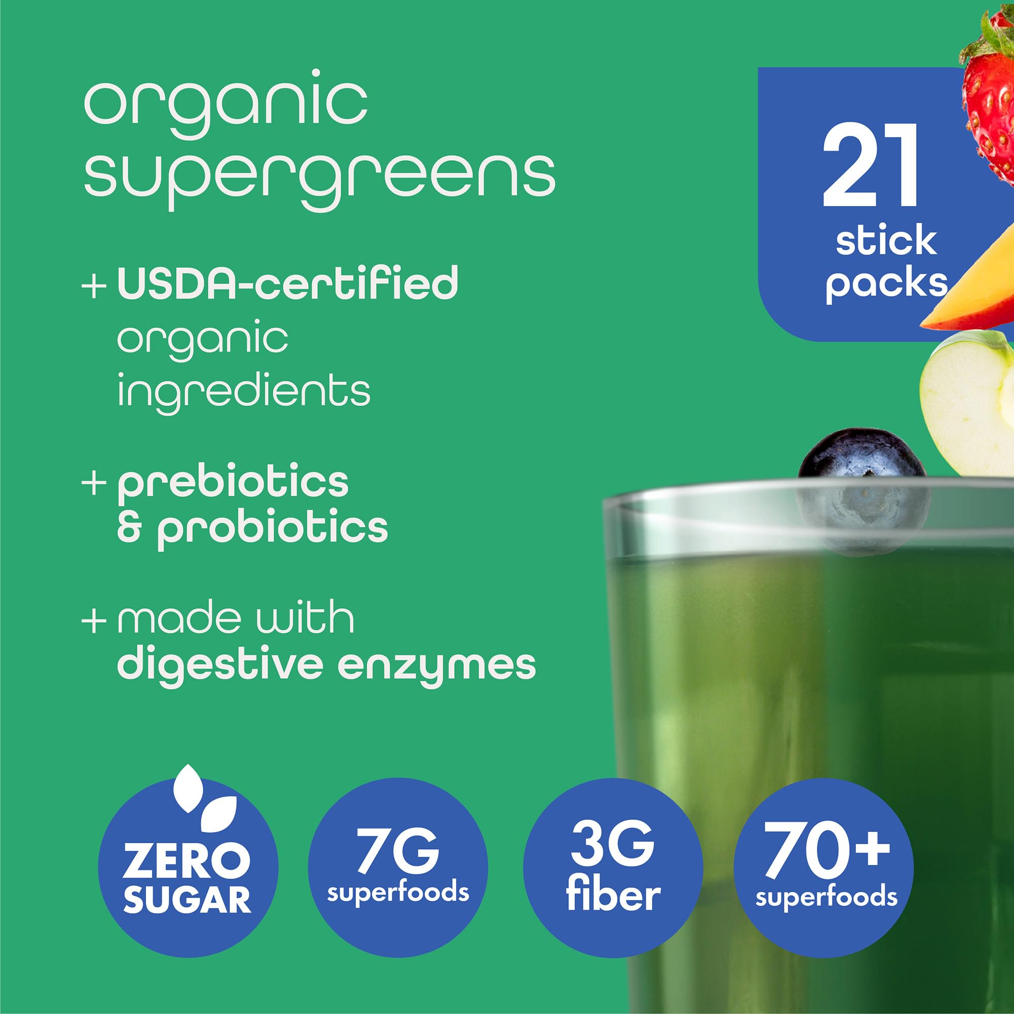 Sobres de dosis de Zena Nutrition, fáciles de llevar y usar