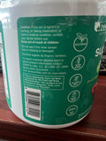 Tarro de Zena Nutrition Super Greens con verdura-fruta para batidos.