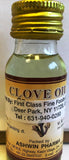 Aceite de clavo Zenia Ashwin en botella de 20 ml para higiene bucal natural.