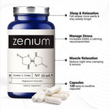 Zenium Magnesio Glicinato, tomar con comida para mejor absorción