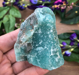 Piedras amazonita Zenkeeper para pulido y tallado, con acabado brillante.