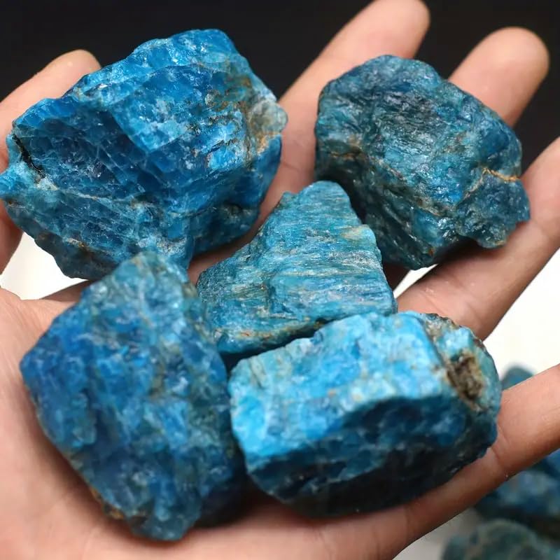 Zenkeeper Apatita: piedra cristalina natural con colores azul-verde, ideal para joyería