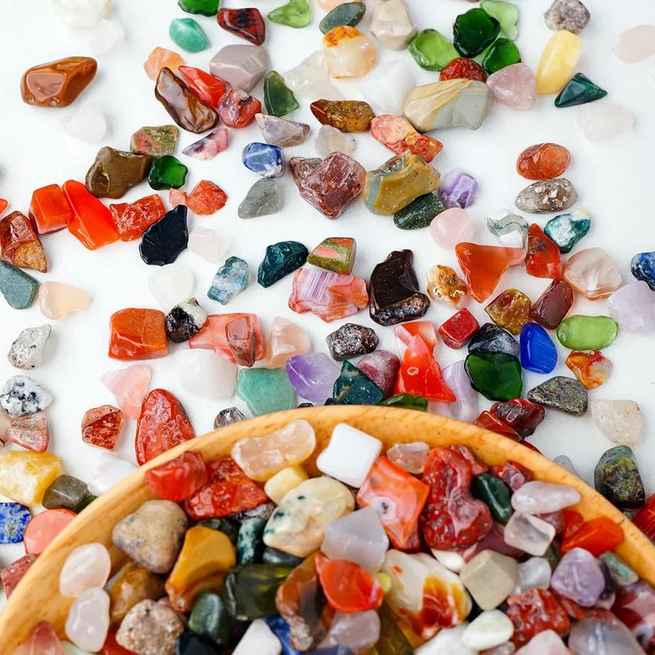 Chips irregulares de cuarzo Zenkeeper para rejillas de cristal y meditación