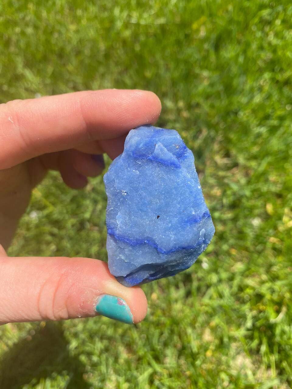Zenkeeper colección de cristales: aventurina azul natural como pieza destacada.