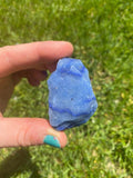 Zenkeeper colección de cristales: aventurina azul natural como pieza destacada.