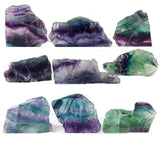 Zenkeeper fluorita arcoiris-cristal, muestra colores vivos para centrarse y decorar espacios