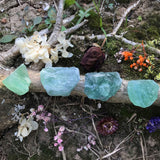 Regalo para quienes aprecian piedras naturales y bienestar con fluorita verde