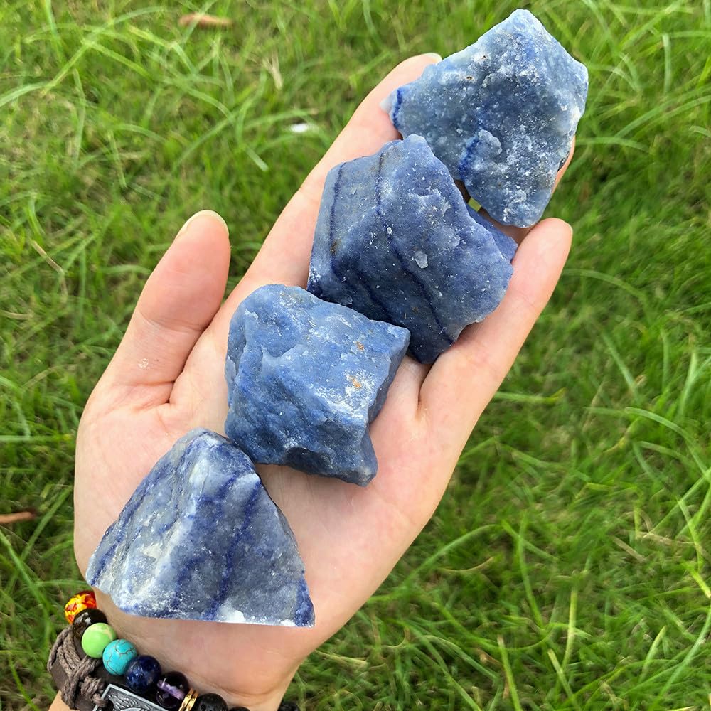 Zenkeeper aventurina azul para meditación; promueve un espacio de tranquilidad.