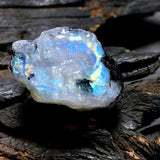 Colección Zenkeeper: piedra luna arcoíris resplandeciente para exhibición decorativa.