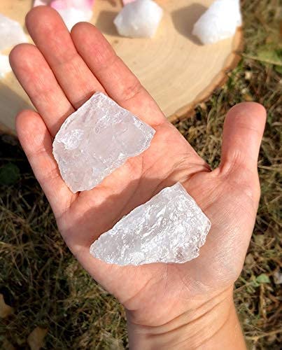 Zenkeeper trozos de cristal crudo natural para rejilla de cristales y altar