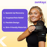 ZenKeyz frío estable, ideal para sesiones de recuperación en casa.
