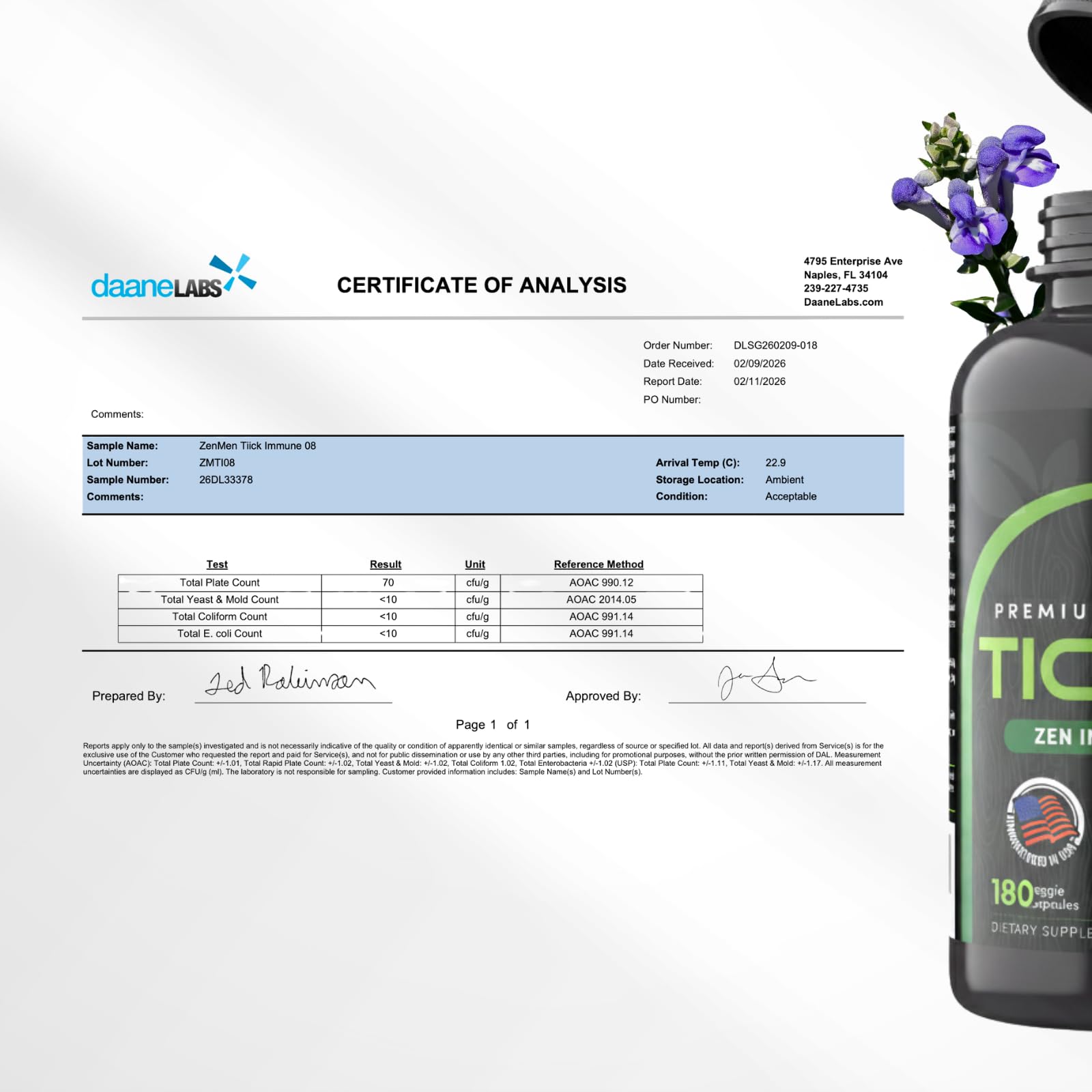 Zenmen Daily Tick Guard - fórmula vegana y sin OGM para tranquilidad diaria.