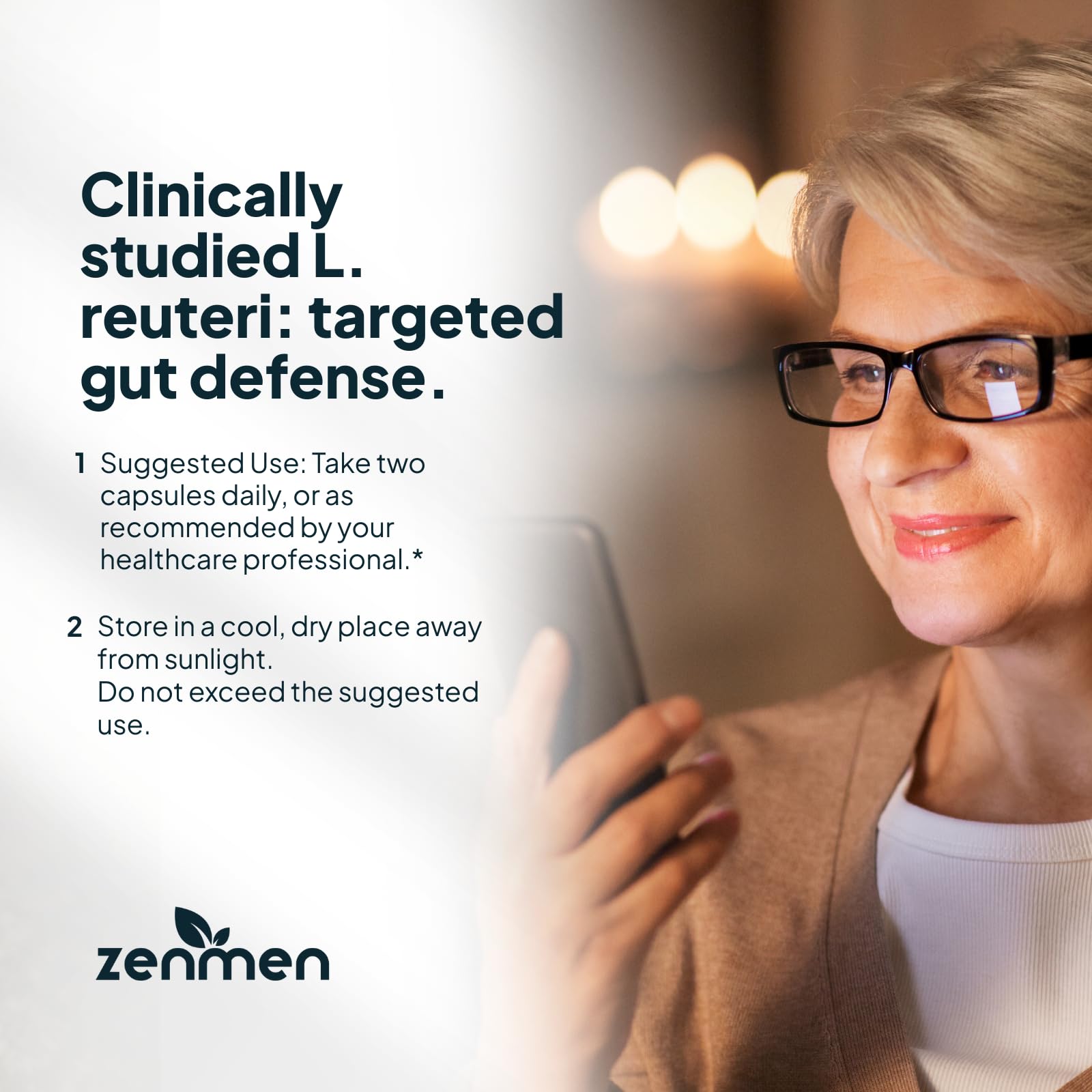 Zenmen H. Pylori Support, mezcla herbal, goma de mastico para la digestión