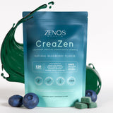 Zenos Health CreaZen gomas frente al envase para energía muscular sostenida