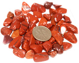 ZenQ jaspe rojo: cantos pulidos sin perforar para manualidades