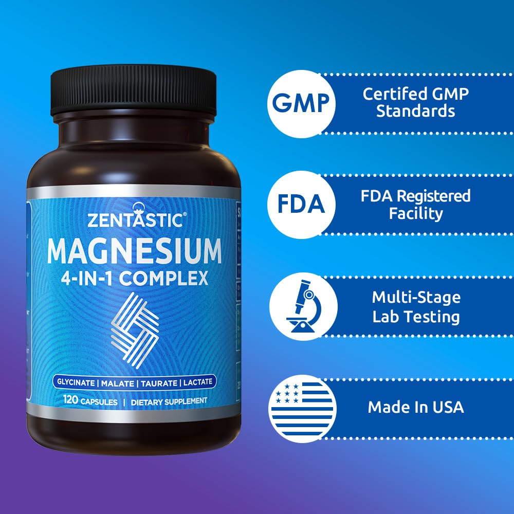 Embalaje sostenible de Zentastic Magnesium Complex y su fórmula limpia.