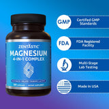 Embalaje sostenible de Zentastic Magnesium Complex y su fórmula limpia.