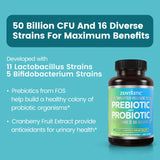 Empaque Zentastic Probiotics con etiqueta y 50 mil millones UFC.