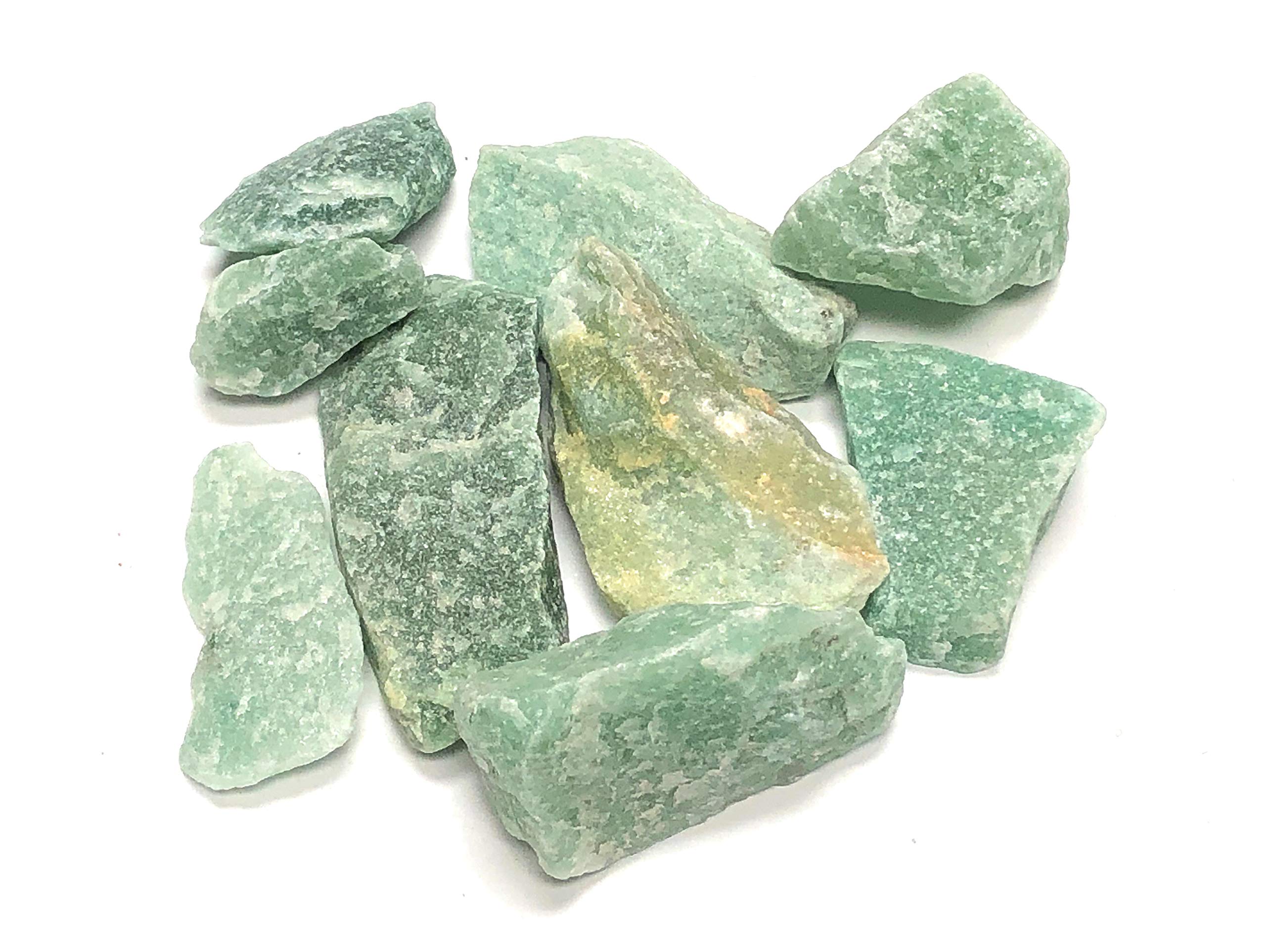 Zentron Crystal Collection aventurina verde bruta en bolsa, ideal para almacenamiento seguro