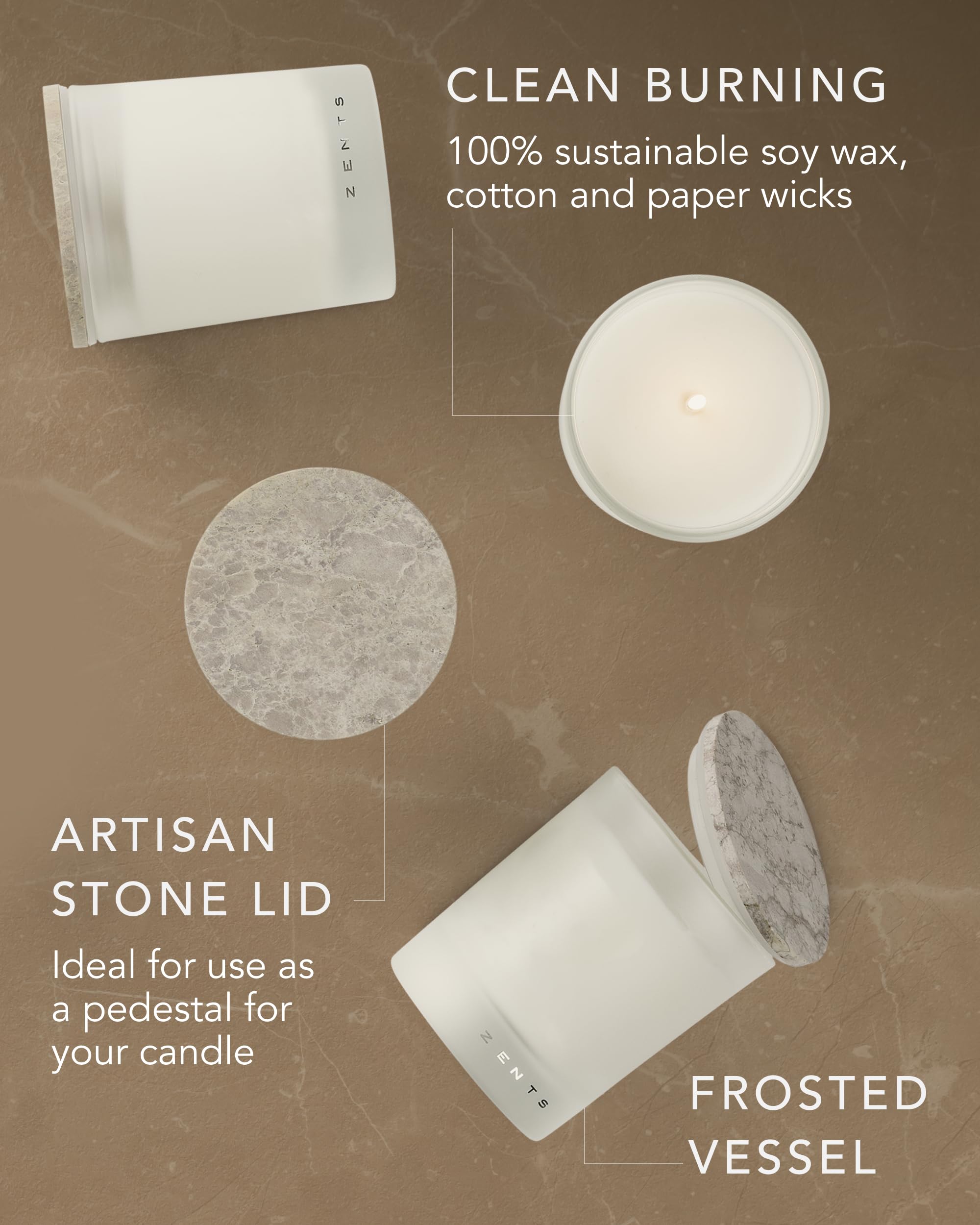 Frasco de vidrio mate con diseño elegante para decoración