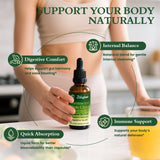 Etiqueta transparente de ZENVIVIAN muestra ingredientes y beneficios.