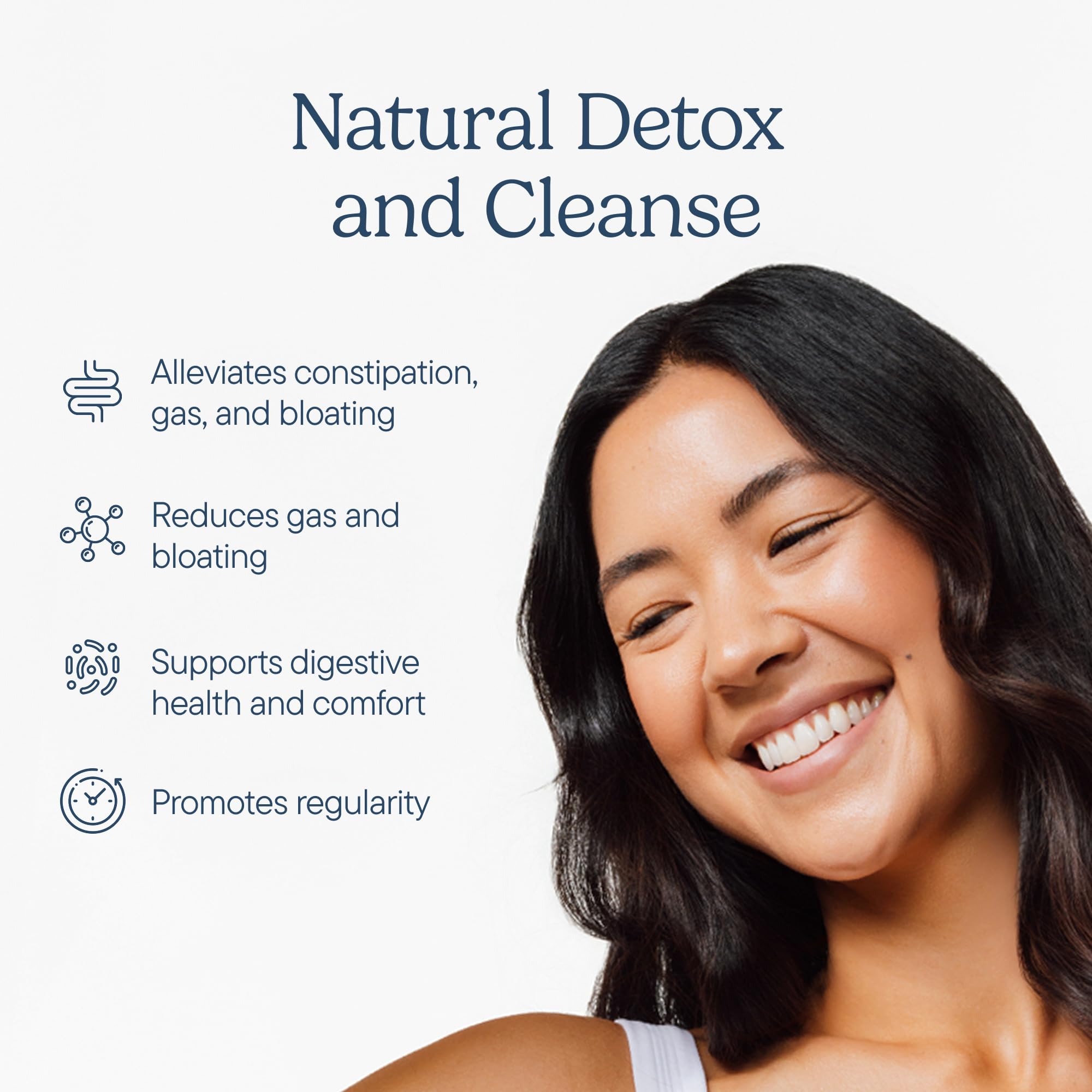Zenwise Health Detox Colon: etiqueta trasera para revisar ingredientes de la fórmula.