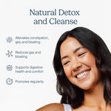 Zenwise Health Detox Colon: etiqueta trasera para revisar ingredientes de la fórmula.