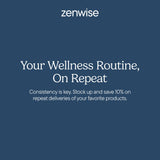 Zenwise Health Detox Colon: cápsulas para uso nocturno con vaso de agua.