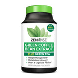 Zenwise Health EGCG te verde extract capsulas en bote para uso diario