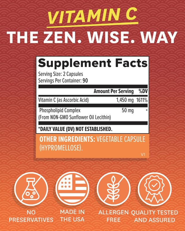 Energía diaria sostenida gracias a la Vitamina C liposomal de Zenwise Health.