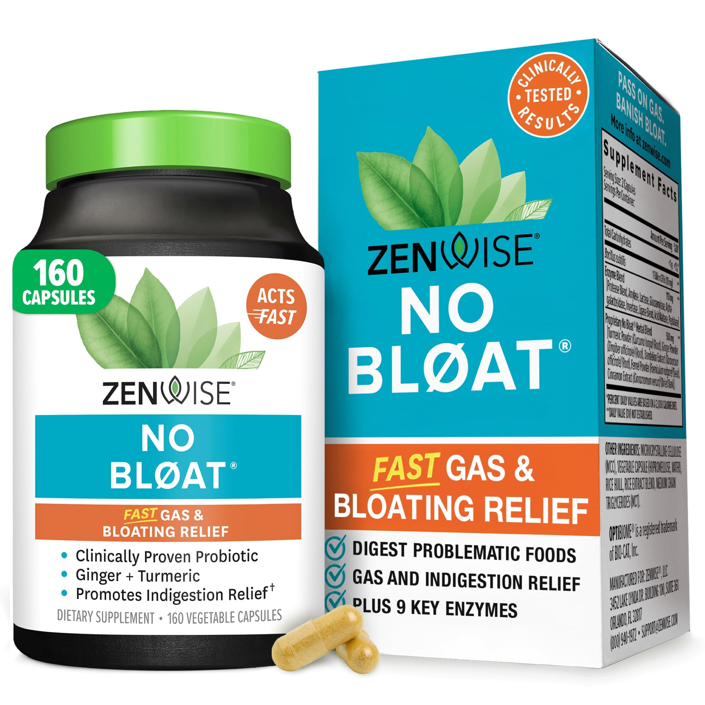 Zenwise Health envase de cápsulas listo para uso diario.